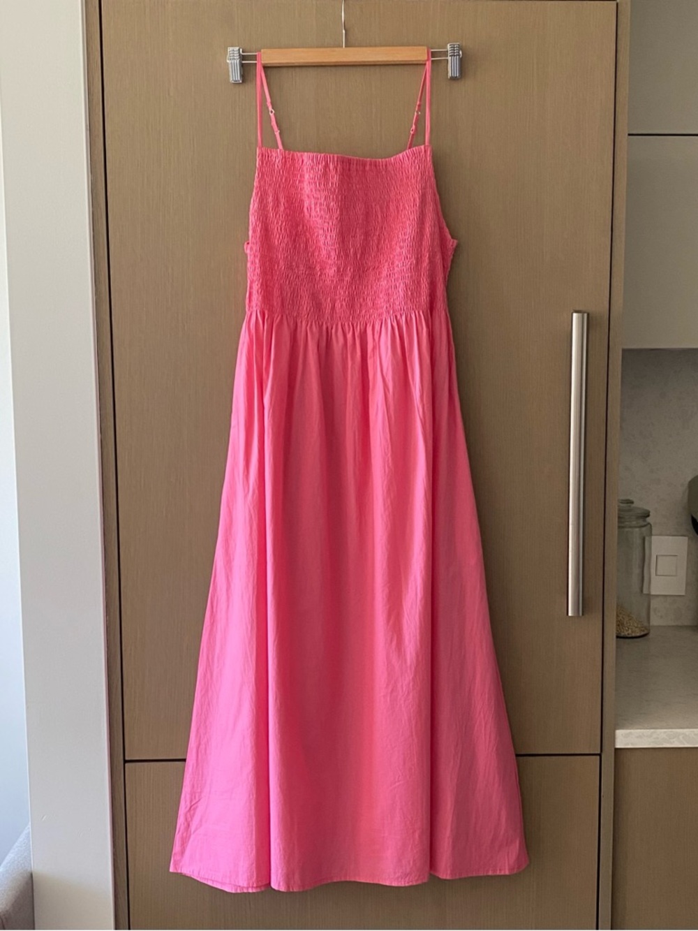 Faithfull the brand smocked midi dress